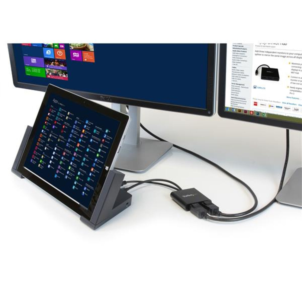 Startech.Com Mstmdp122Dp Mdp To Dp Multi Monitor Hub Mini Displayport Splitter