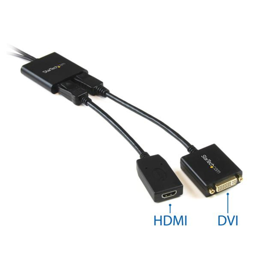Startech.Com Mstmdp122Dp Mdp To Dp Multi Monitor Hub Mini Displayport Splitter