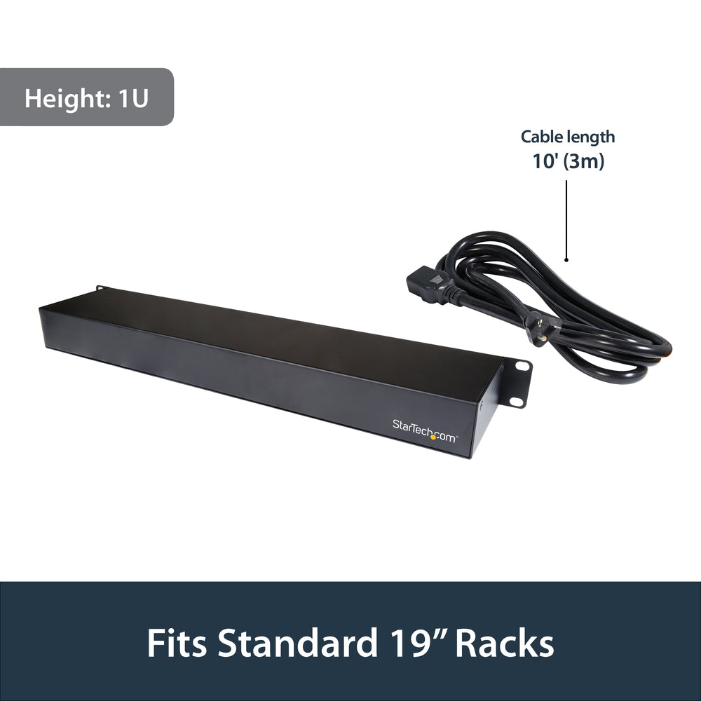 StarTech.com PDU08C13H StarTech Accessory 8 Port Rack-Mount PDU C13 Outlets 16A