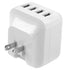 Startech.com USB4PACWH 4-Port USB Wall Charger 34 6.8A White