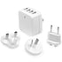 Startech.com USB4PACWH 4-Port USB Wall Charger 34 6.8A White