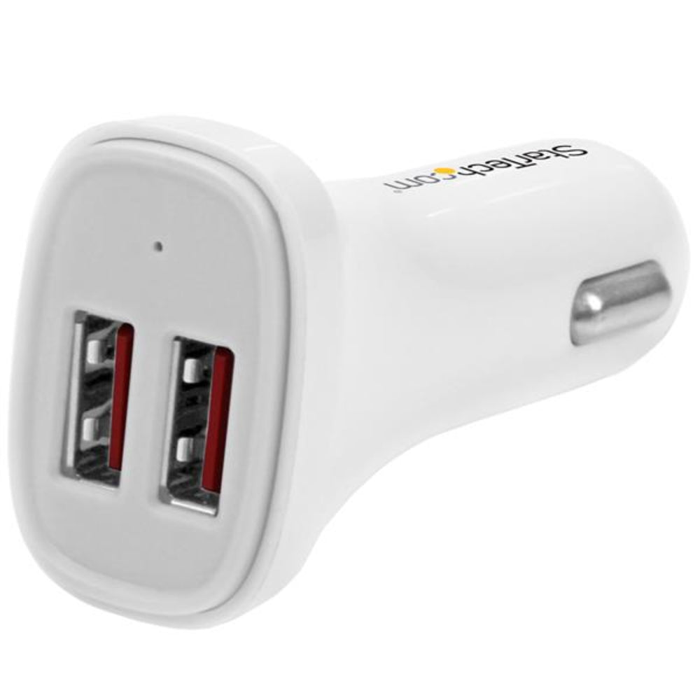 StarTech.com USB2PCARWHS Startech Accessory Dual Port USB Car Charger 24W 4.8A Image 1