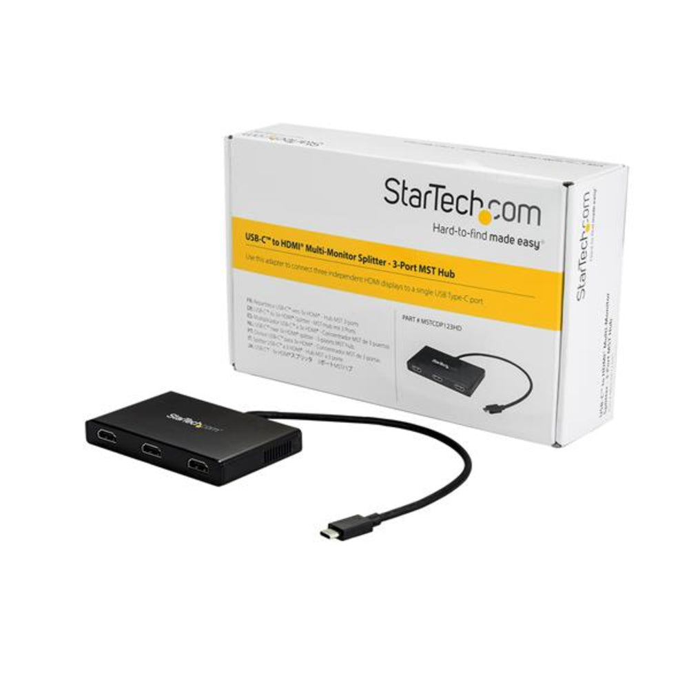 Startech.Com Mstcdp123Hd Usb Type-C Multi-Monitor Adapter Can Drive 2X 4K 30Hz