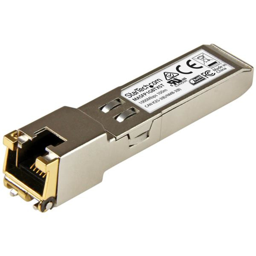 Startech.Com Masfp1Gbtxst Gb Rj45 Copper Sfp Transceiver Module Ma-Sfp-1Gb-Tx Image 1