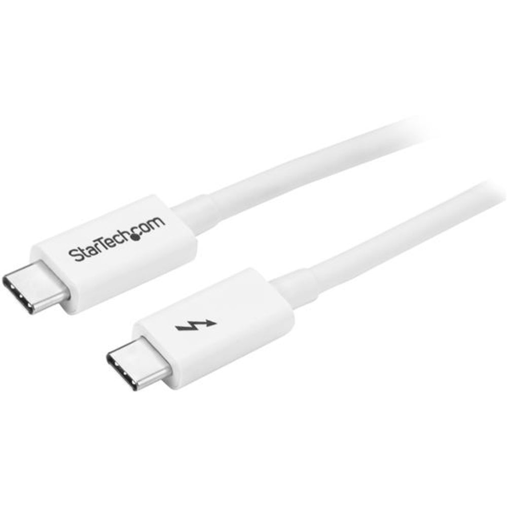 Startech TBLT3MM2MW Thunderbolt 3 Cable 2m White 20 Gbit/s Image 1