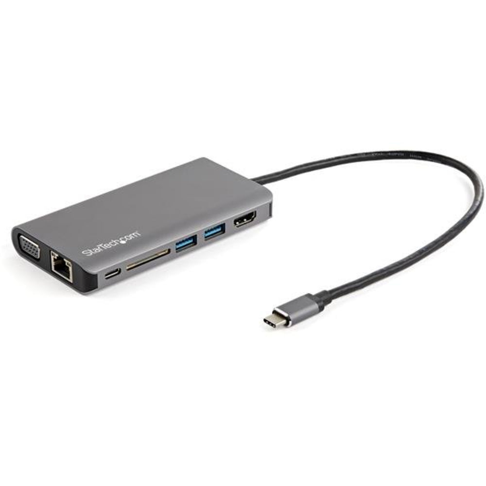 Startech DKT30CHVAUSP USB-C Multiport Adapter 100W PD HDMI/VGA SD Reader Image 1