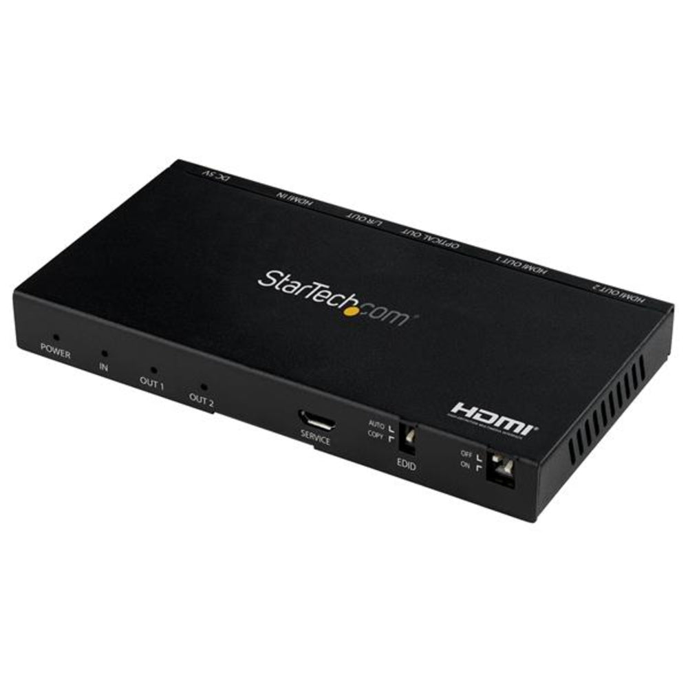 Startech ST122HD20S HDMI Splitter 4K 60Hz Built-In Scaler Image 1