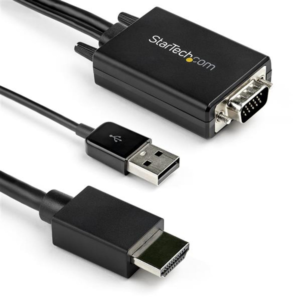 Startech.Com Vga2Hdmm2M Vga To Hdmi Converter Cable Connect Any Device Display Image 1