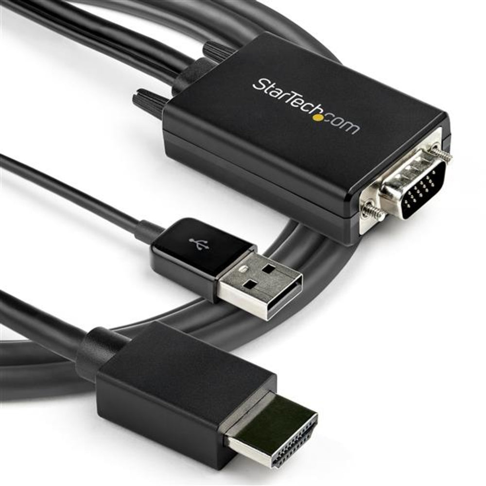 Startech.Com Vga2Hdmm2M Vga To Hdmi Converter Cable Connect Any Device Display