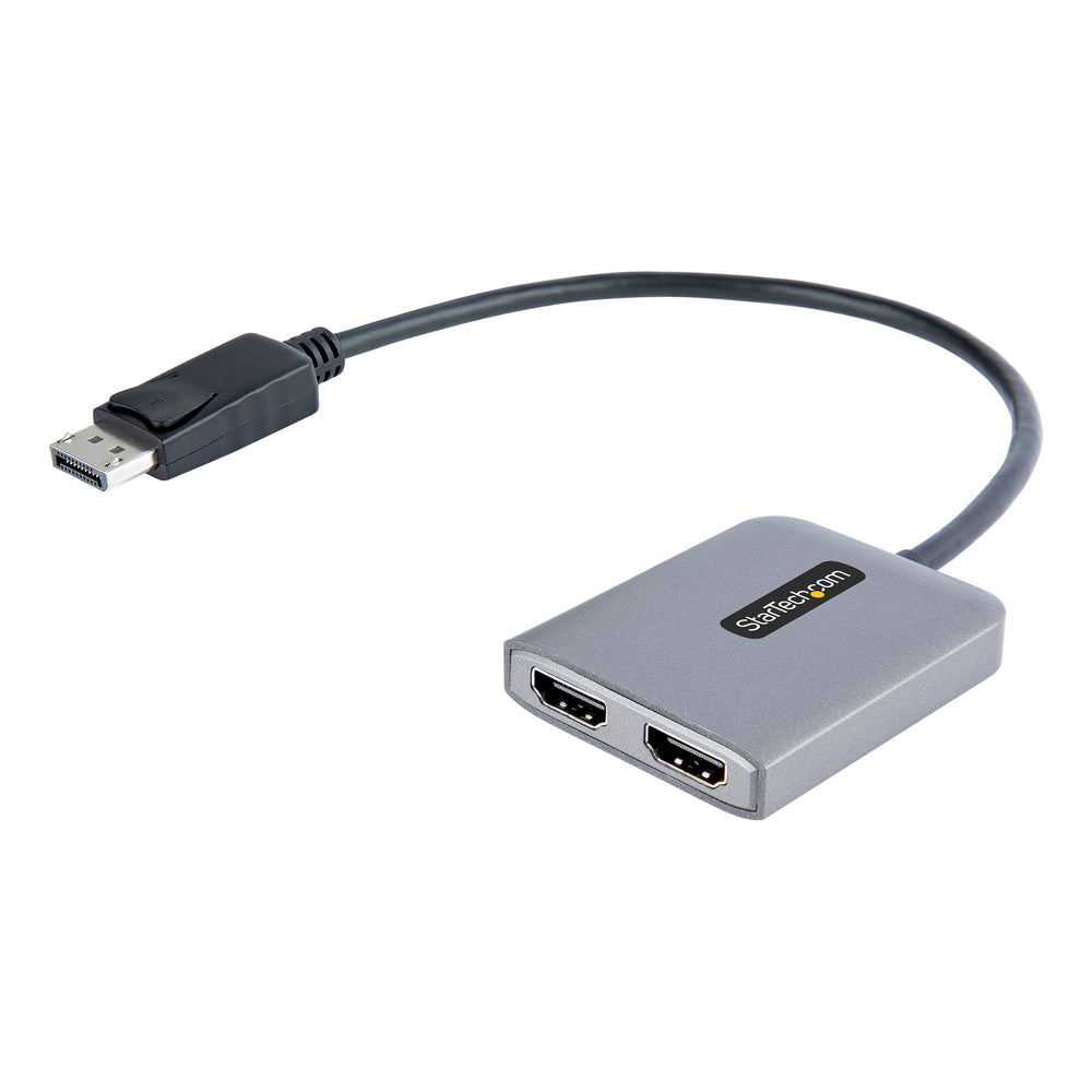 Startech.Com Mst14Dp122Hd Dp 1.4 To Dual Hdmi Mst Hub 4K 60Hz Multi Monitor Image 1