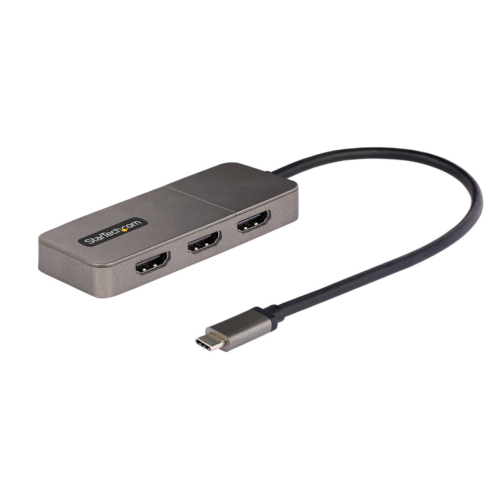 Startech.Com Mst14Cd123Hd 3-Port Usb-C Mst Hub Hdmi Triple 4K 60Hz Windows Only Image 1