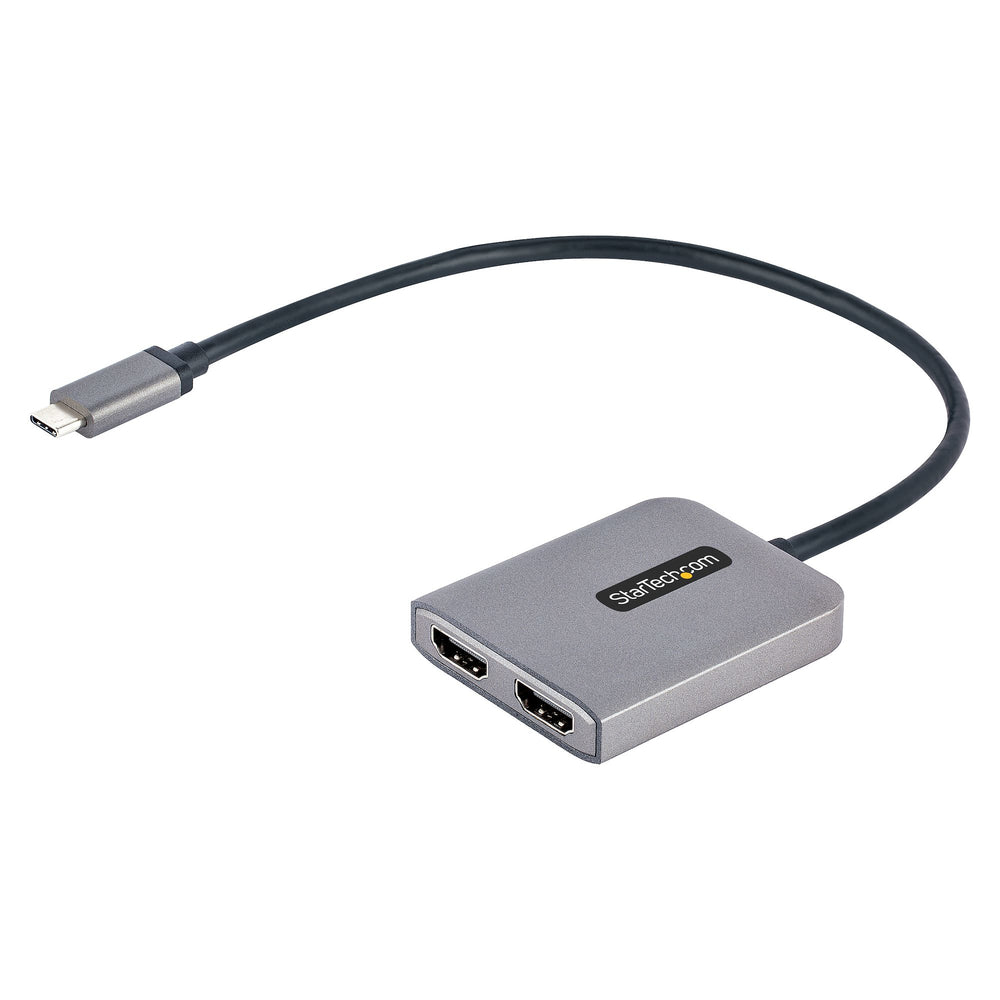 Startech.com MST14CD122HD Dual HDMI MST Hub 4K 60Hz USB-C Multi-Monitor Adapter Image 1