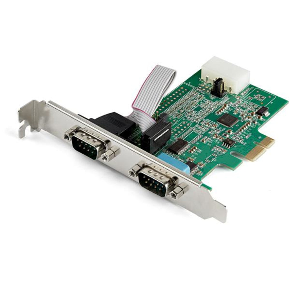 StarTech.com PEX2S953 StarTech IO 2-Port PCI Express RS232 Serial Adapter Card Image 1