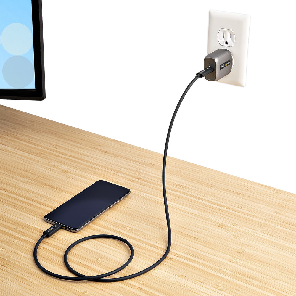 STARTECH.COM WCH1C30 30 WATT GAN PD UNIVERSAL USB-C LAPTOP AC WALL CHARGER 6FT