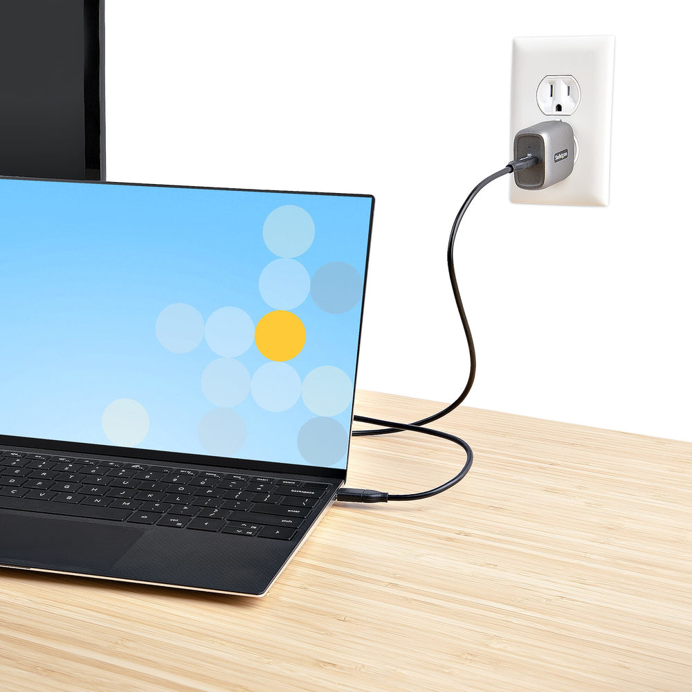 STARTECH.COM WCH1C30 30 WATT GAN PD UNIVERSAL USB-C LAPTOP AC WALL CHARGER 6FT
