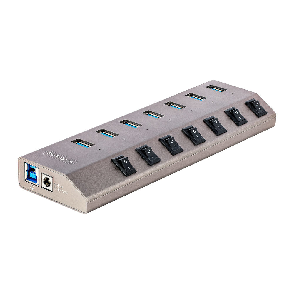 Startech.com 5G7aibs-usb-hub-na 7-Port USB-C Hub with Individual On/Off Image 1