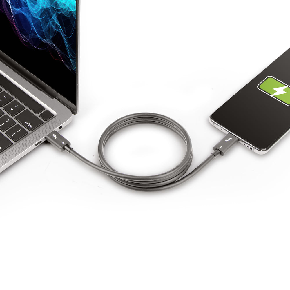 Startech.com TBLT4MM1M Thunderbolt 4 Cable - Intel-Certified 40Gbps 100W PD