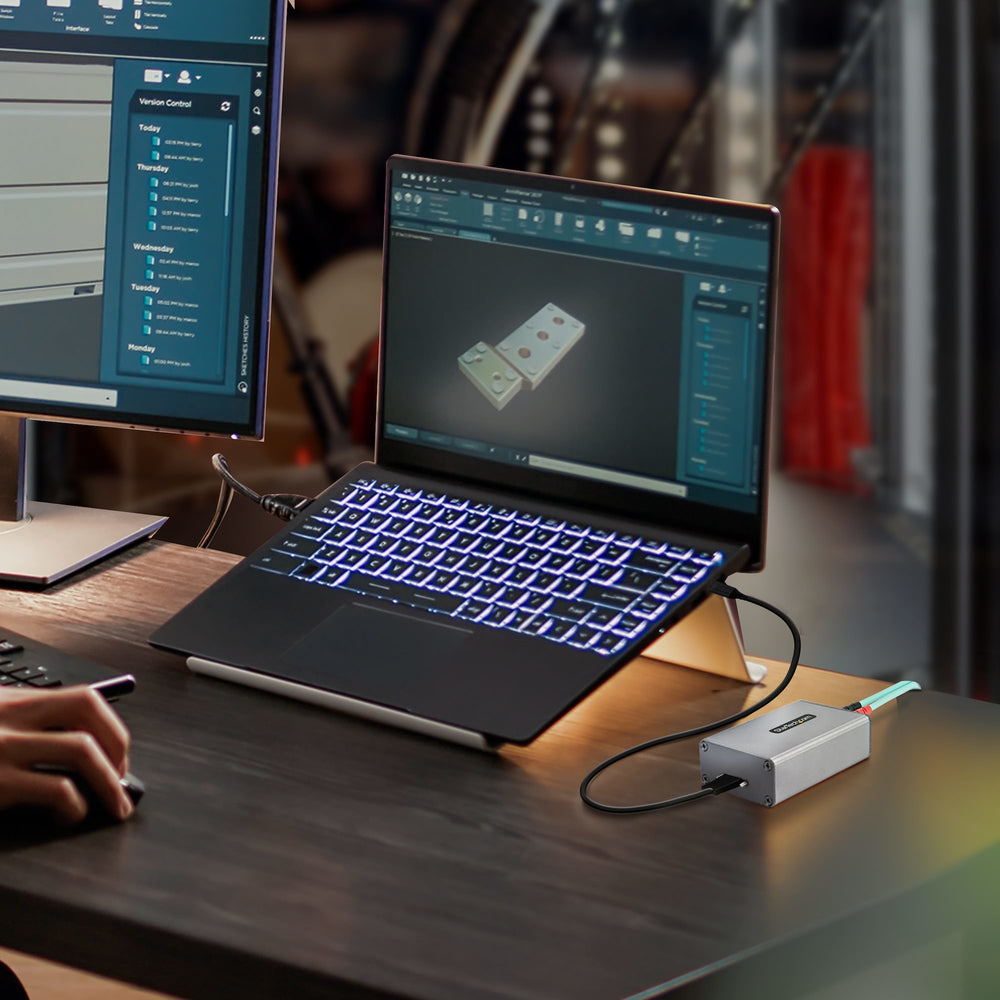 Startech F35023 USB Extender 2 Port USB 3.0 Hub Over Fiber