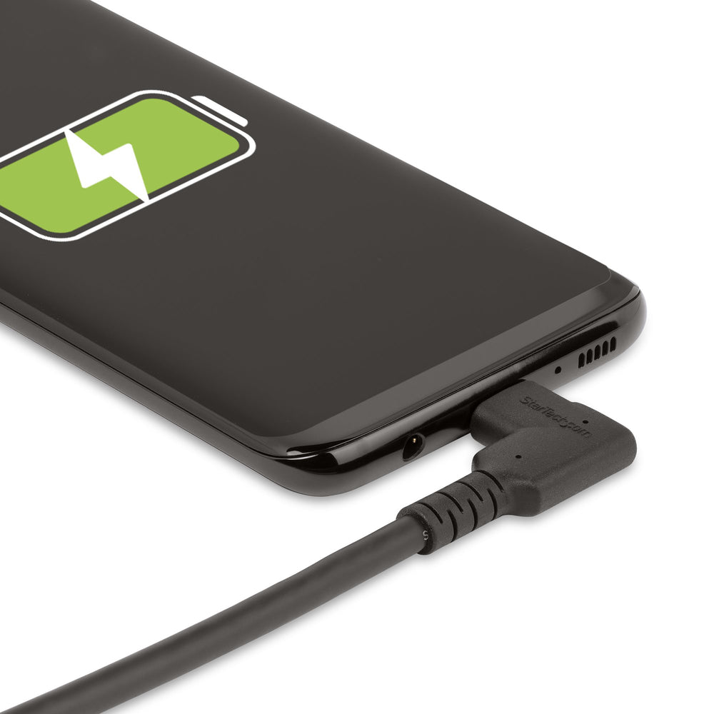 Startech.com RUSB31CC50CMBR Rugged USB-C Cable USB C to 90 Degrees