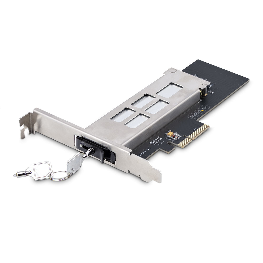 StarTech M2-REMOVABLE-PCIE-N1 PCIe4.0 X4 M.2 NVMe SSD Adapter Image 1