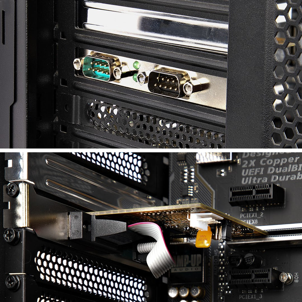 Startech.Com 21050-Pc-Serial-Lp Pcie Dual Serial Port Card 16C1050 Uart 5V/12V