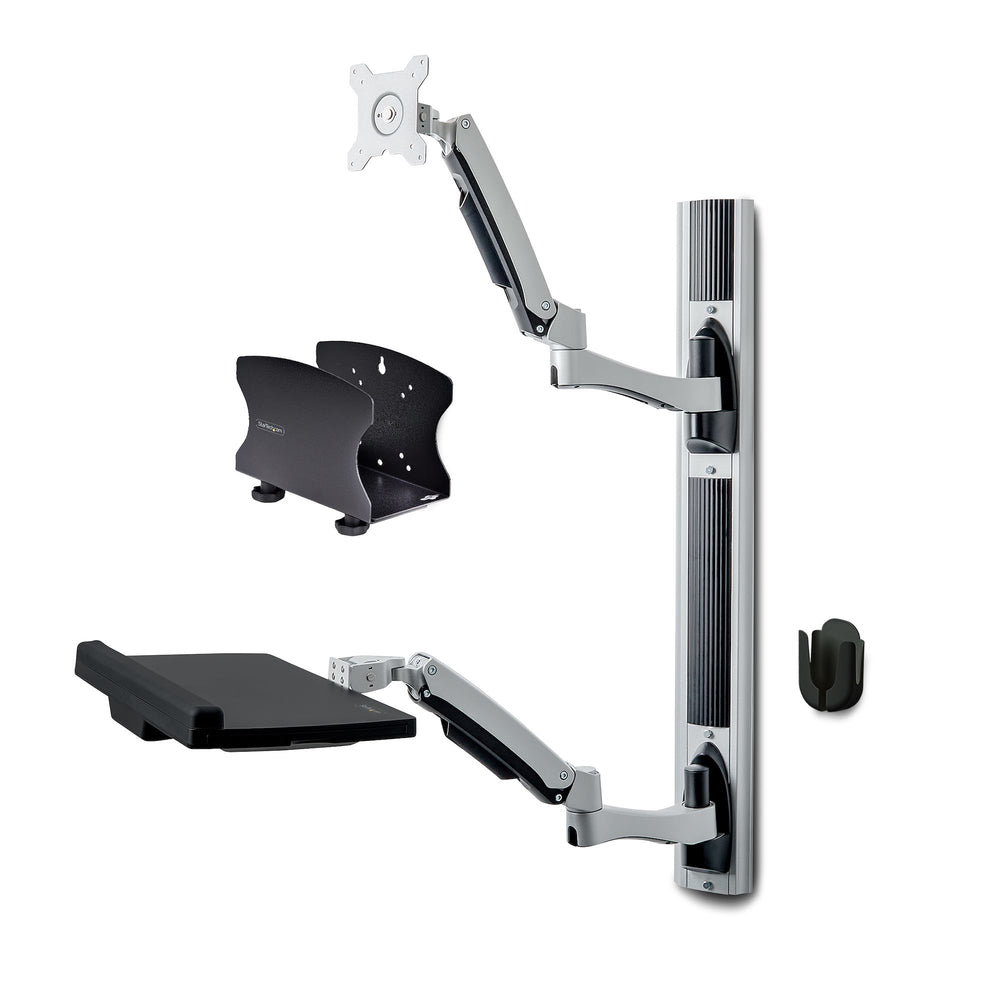 Startech 2PASTSC-WALL-MOUNT Wall Mount Workstation Image 1