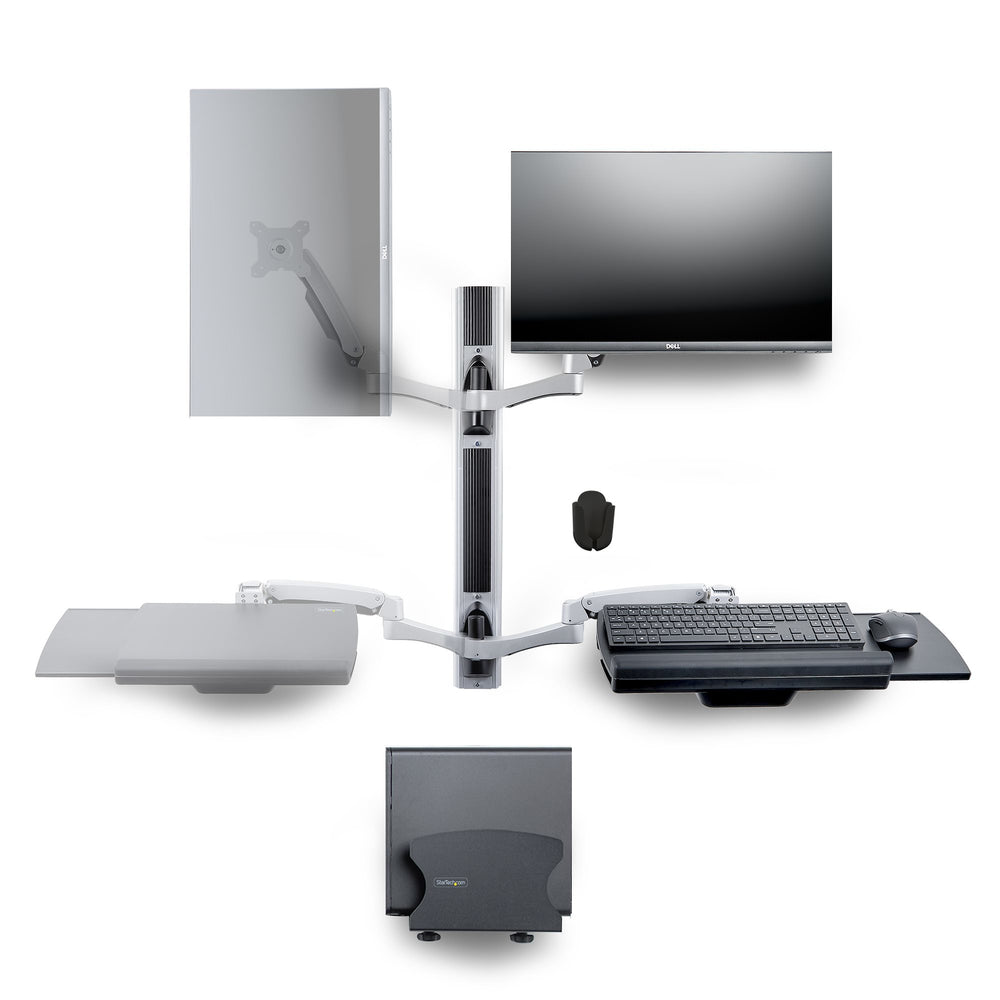 Startech 2PASTSC-WALL-MOUNT Wall Mount Workstation