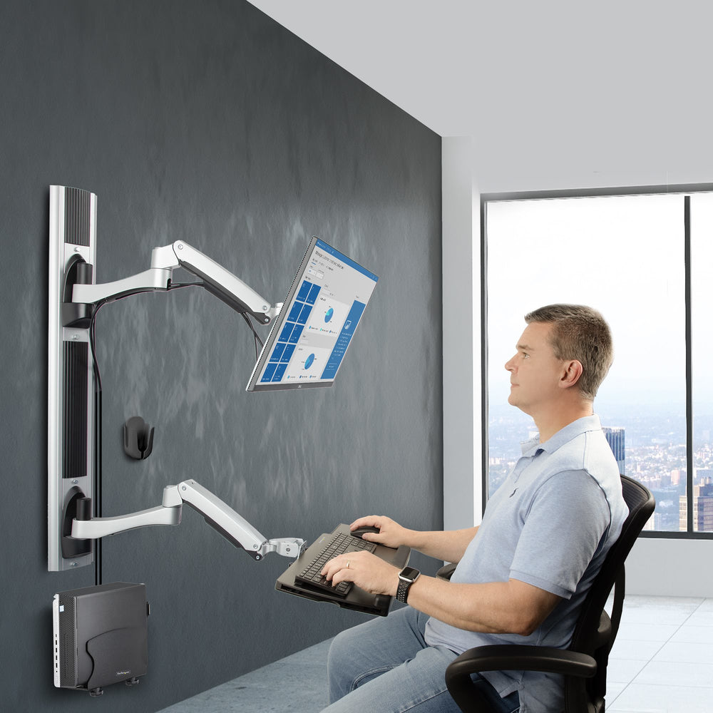 Startech 2PASTSC-WALL-MOUNT Wall Mount Workstation
