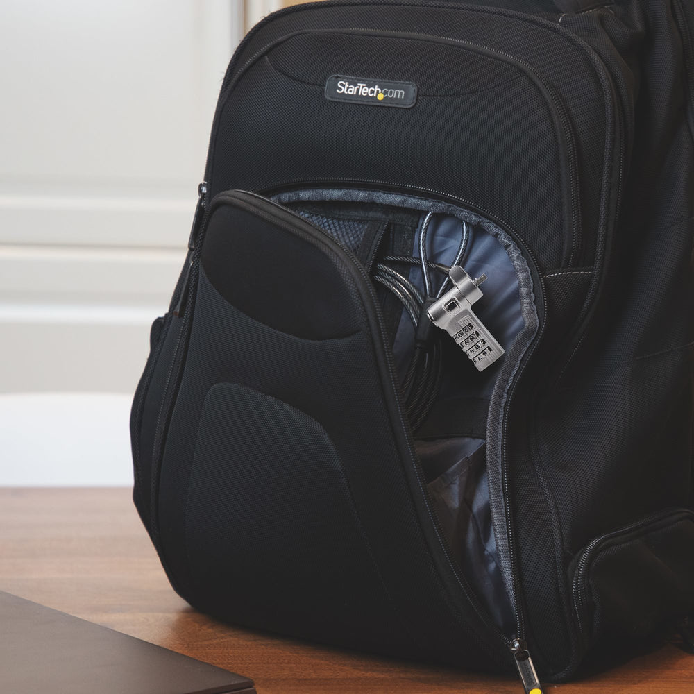 Startech UNIVC4D-LAPTOP-LOCK Laptop Security Cable 6.6Ft Cut-Resistant Steel