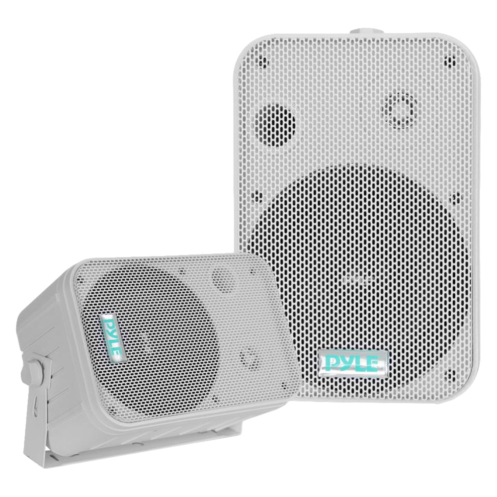 Pyle PDWR50W Outdoor Pro Speakers 6.5" White Pair Image 1