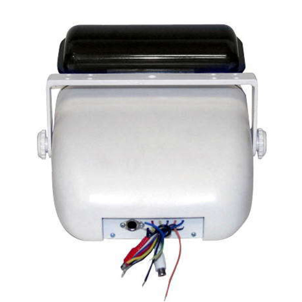 Pyle PLMRCW3 Marine Radio Housing - White, Neoprene, Plastic, Polycarbonate