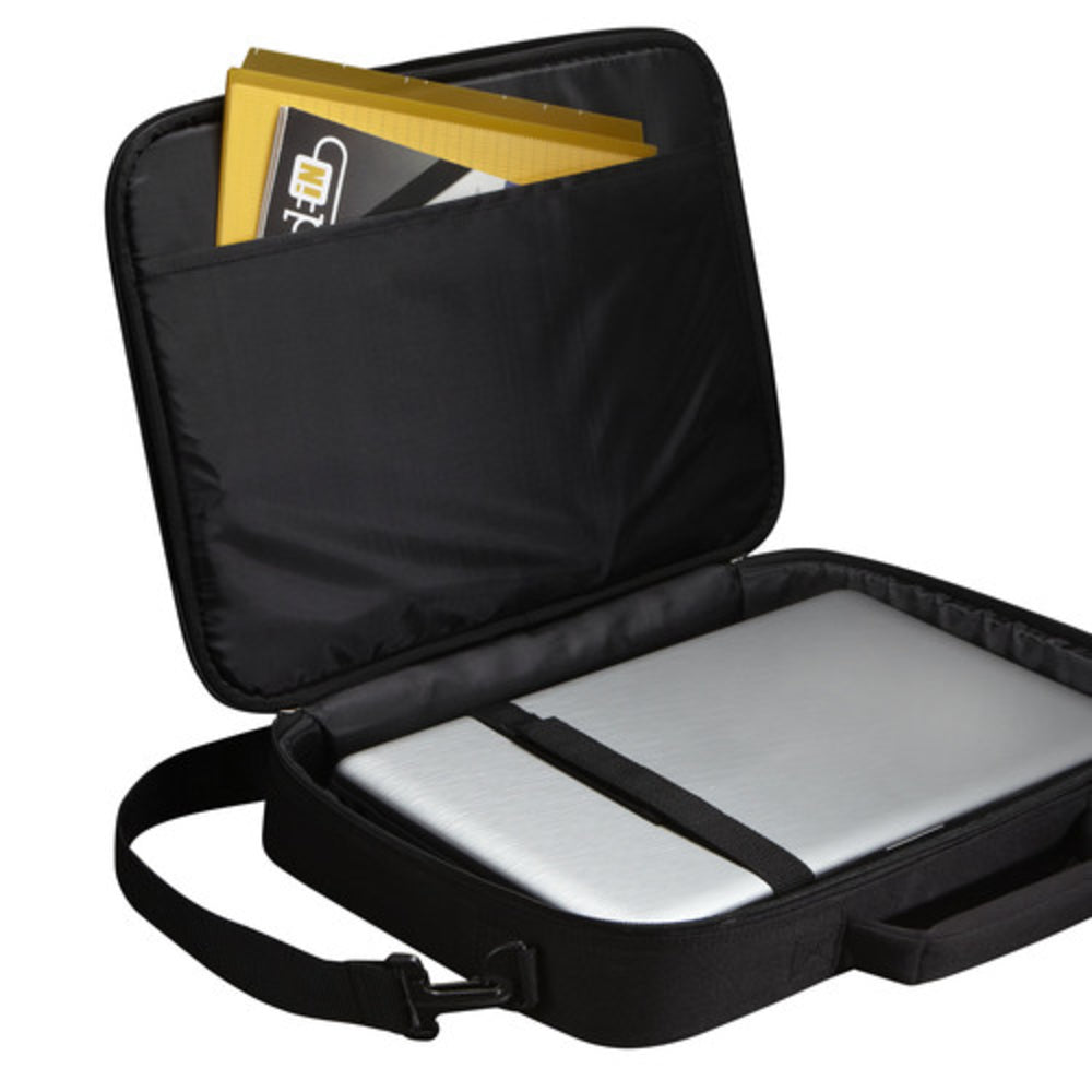 Case Logic VNCI-217 Laptop Messenger Case, Fits Up To 17.3", Black Polyester