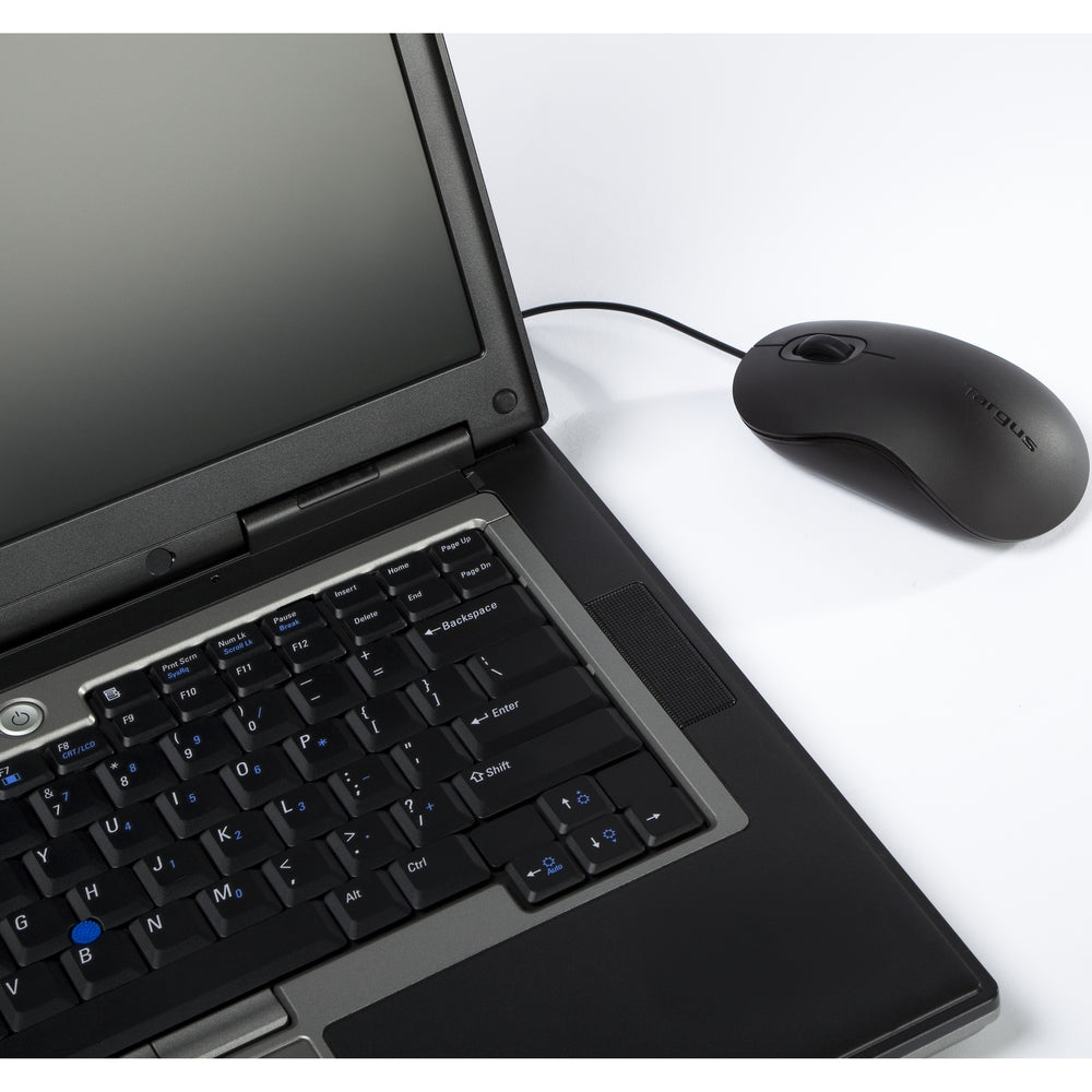 Targus AMU81USZ USB Optical Mouse 3-Button Black Matte