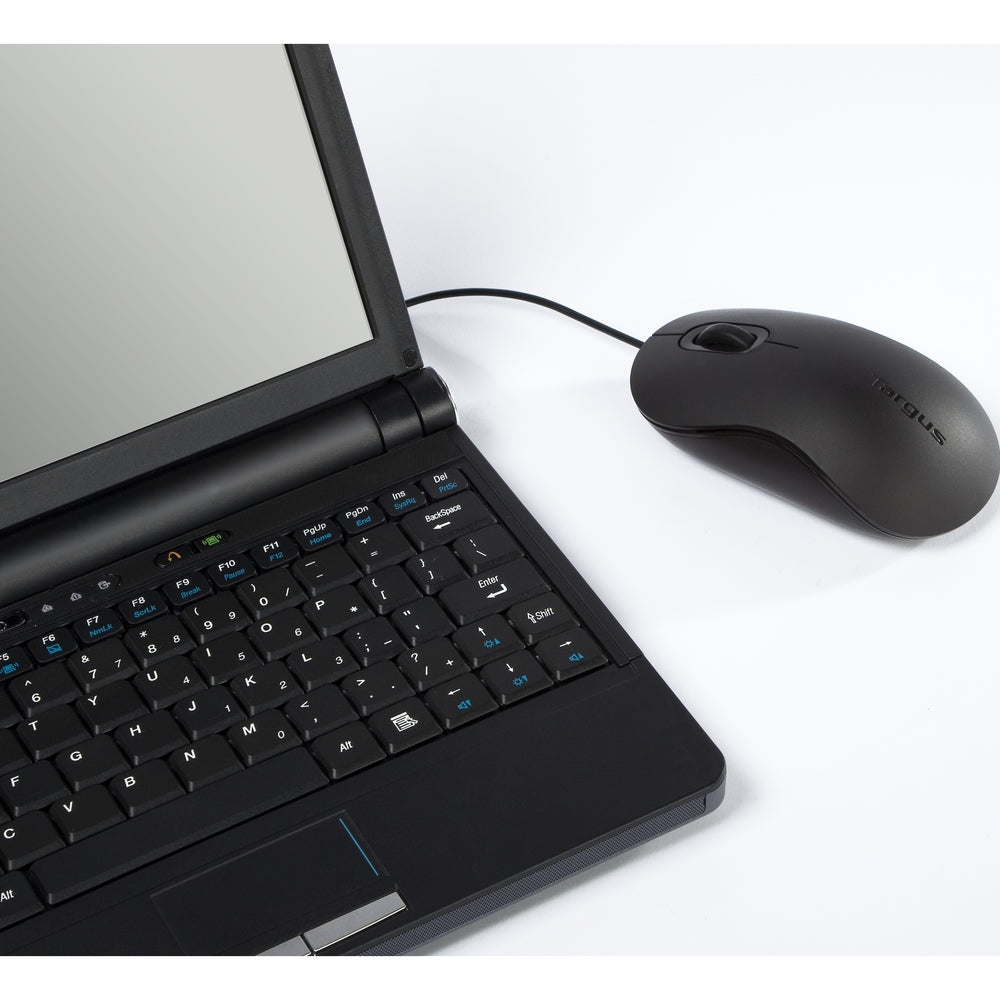 Targus AMU81USZ USB Optical Mouse 3-Button Black Matte