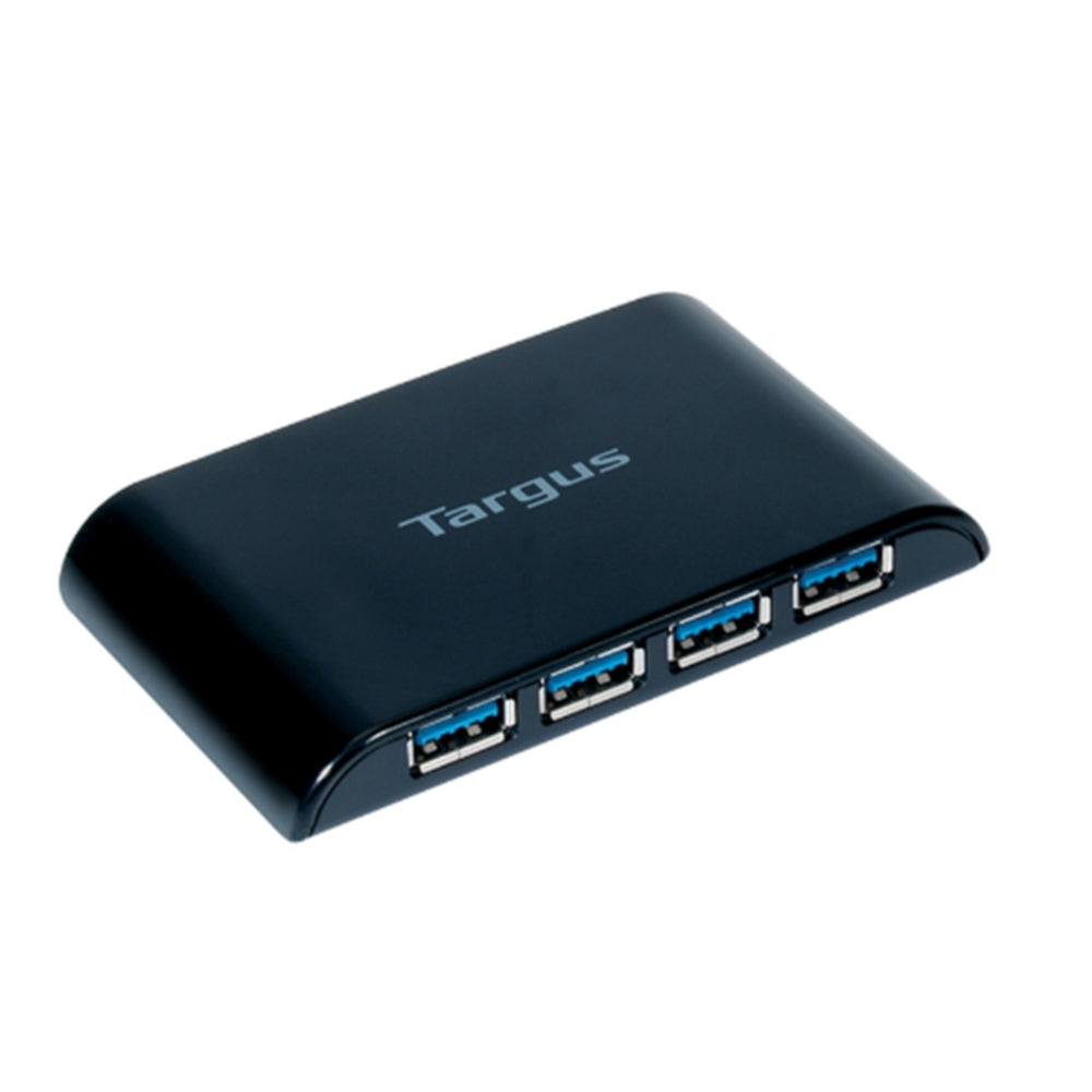 Targus ACH124US USB 3.0 Hub 4-Port Black Speedy Transfer & Overcurrent Protection Image 1