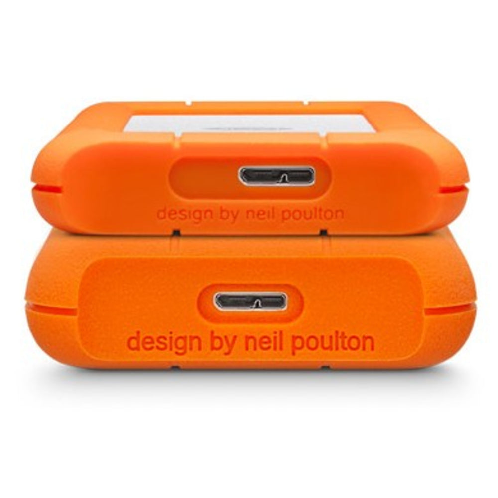 LaCie LAC9000633 Rugged Mini 4TB External Hard Drive USB3.0 Orange