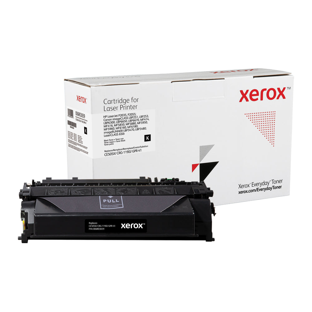 Xerox CE505X Black Toner Cartridge - Compatible with HP P2055 Image 1