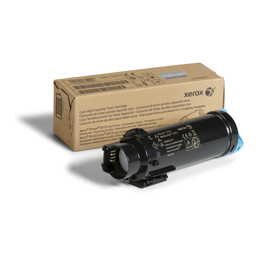 XEROX 106R03477 GENUINE CYAN HIGH CAPACTIY TONER CARTRIDGE WORKCENTRE 6515 Image 1