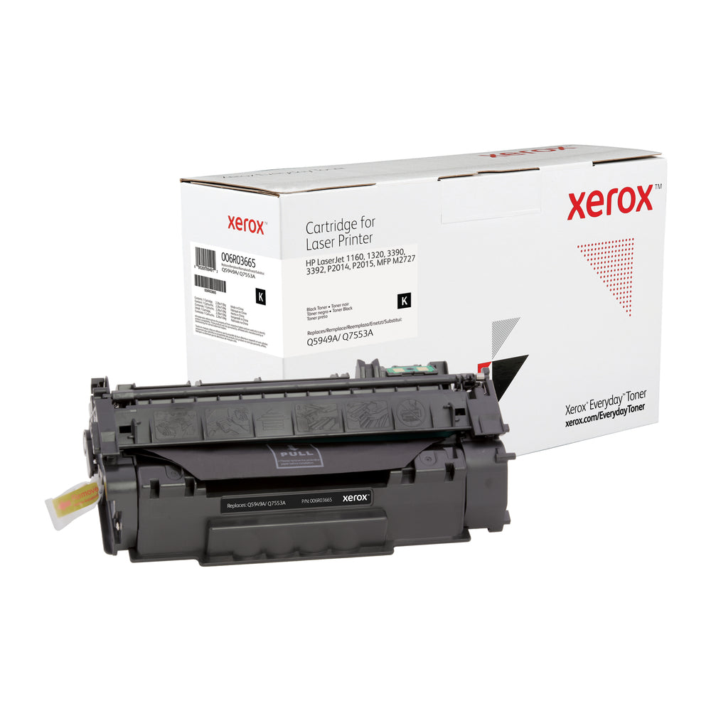 Xerox Q5949A/Q7553A Black Toner Cartridge Image 1