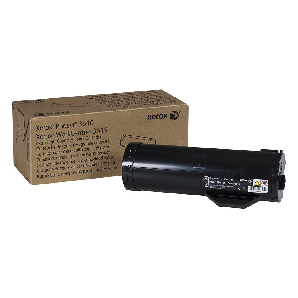 Xerox 106R02731 Phaser Toner Cartridge - Black Image 1