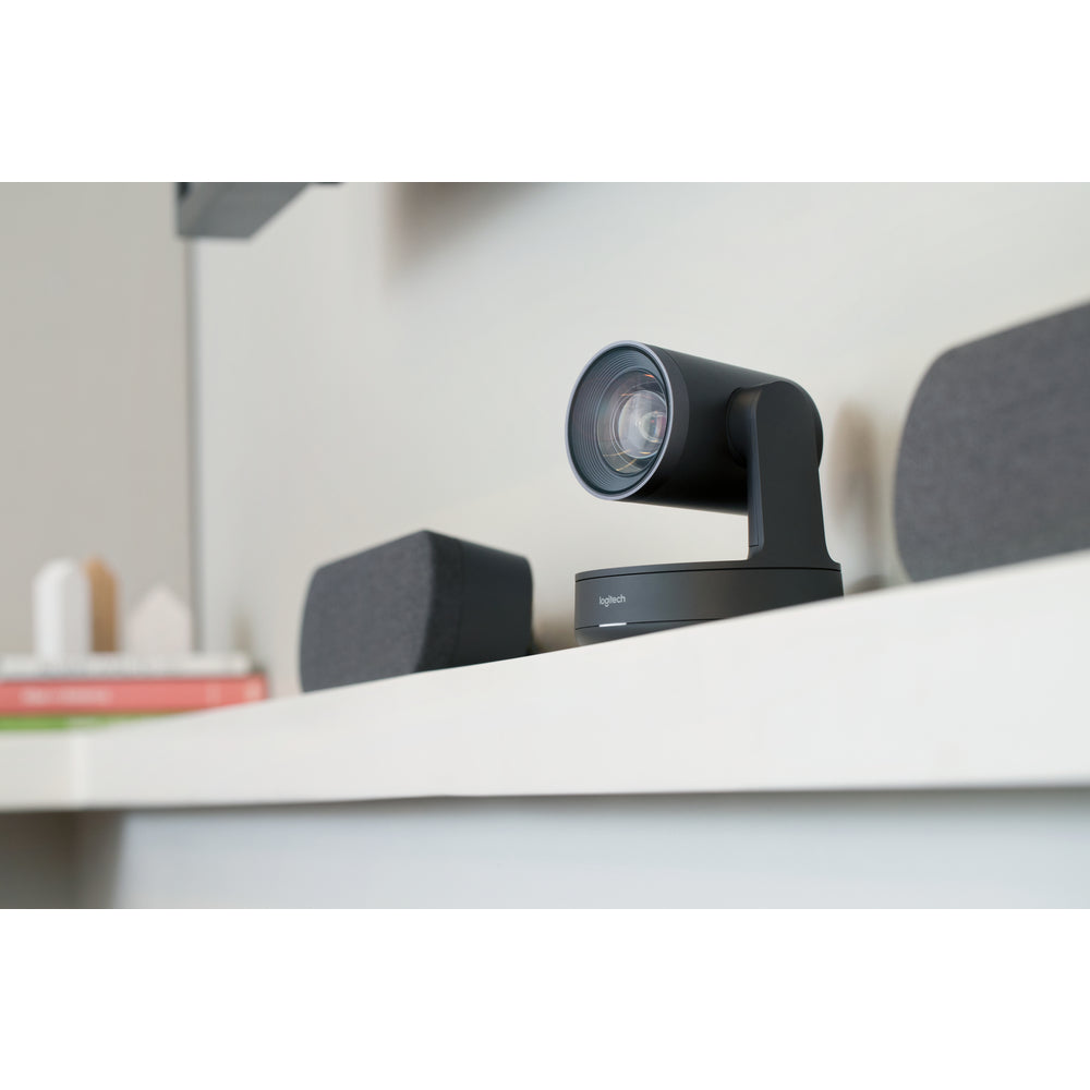 Logitech 960-001230 Rally Speaker - Black Wired