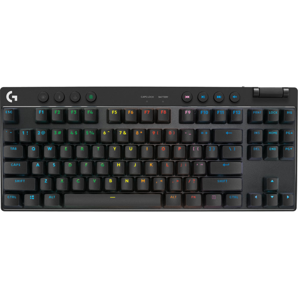 Logitech G PRO X TKL Keyboard USB RF Wireless Bluetooth English Black