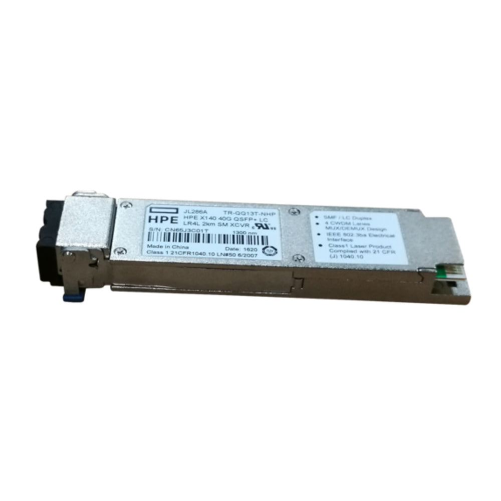 HPE JL286A X140 40G QSFP+ LC LR4L 2km SM Transceiver Image 1