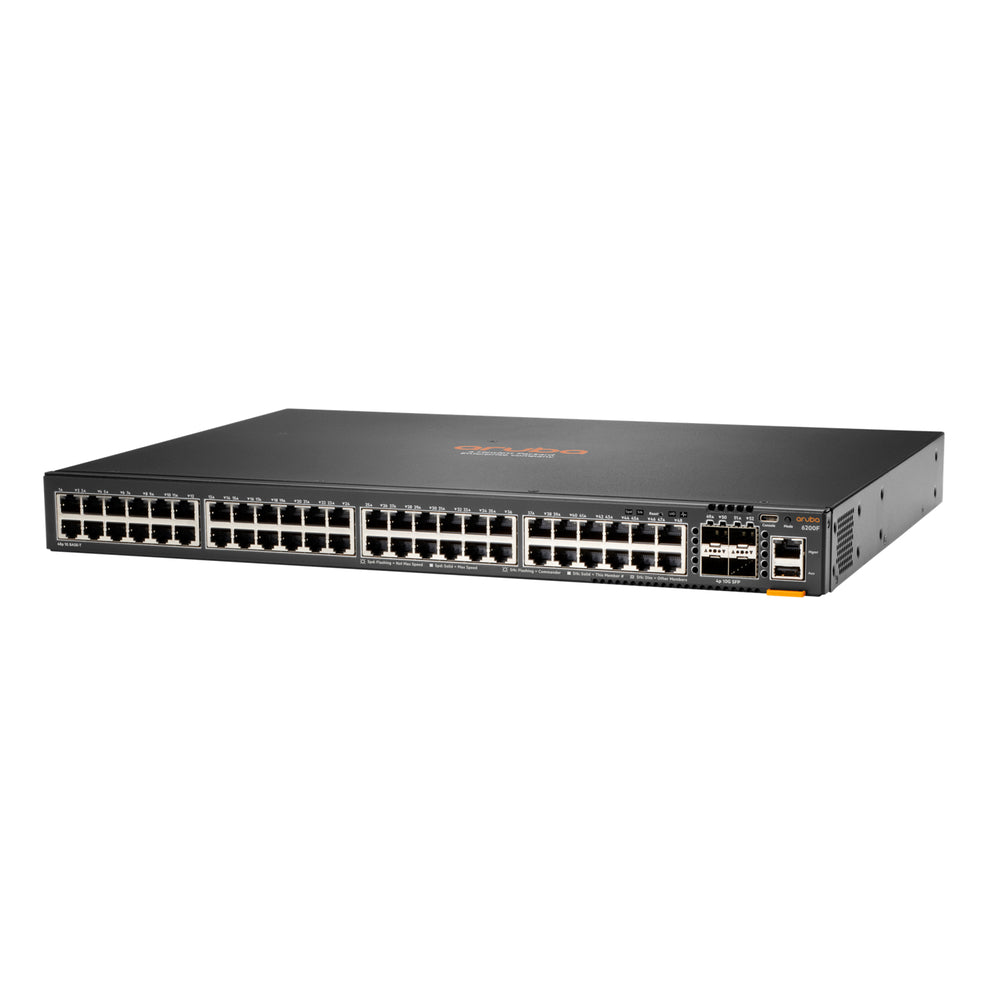 HPE JL726A Aruba 6200F 48G 4SFP+ Managed L3 Gigabit Ethernet Switch Image 1