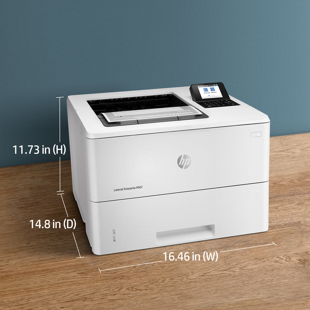 HP LaserJet M507dn Laser Printer - Duplex, Network Enabled