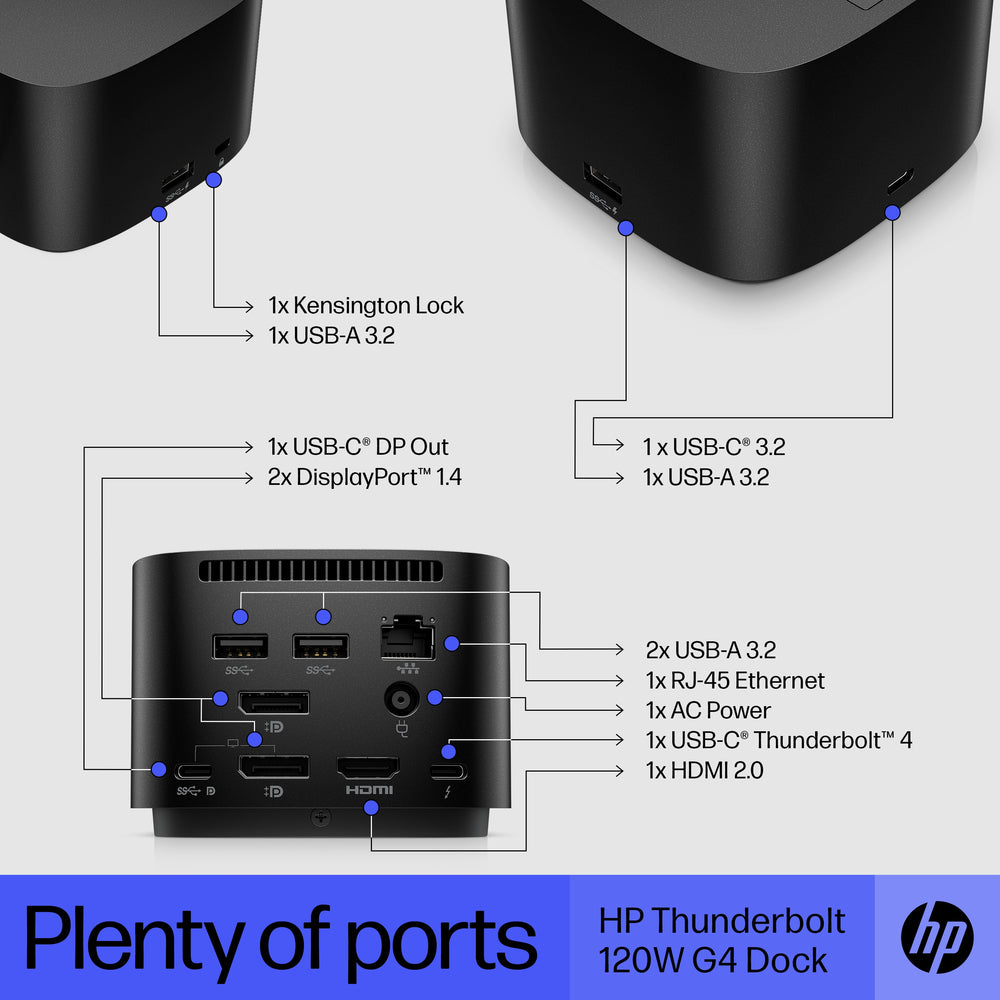 HP Inc 4J0A2AA Thunderbolt Dock G4