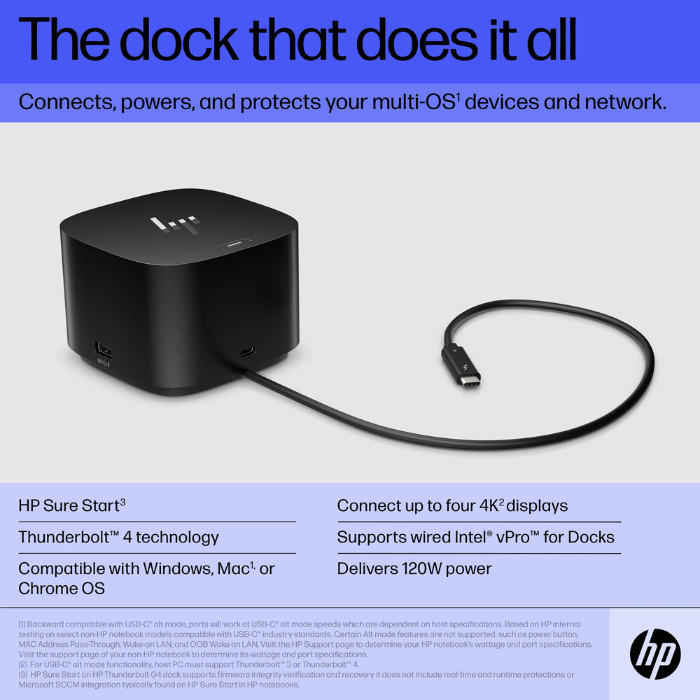 HP Inc 4J0A2AA Thunderbolt Dock G4