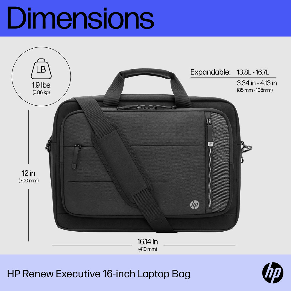 HP 6B8Y2AA Rnw Exec 16 Laptop Bag