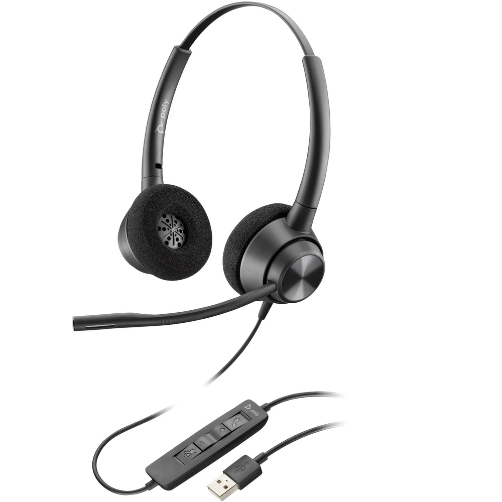 HP 767G1AA Poly Encorepro 310 Stereo USB-A Headset Image 1