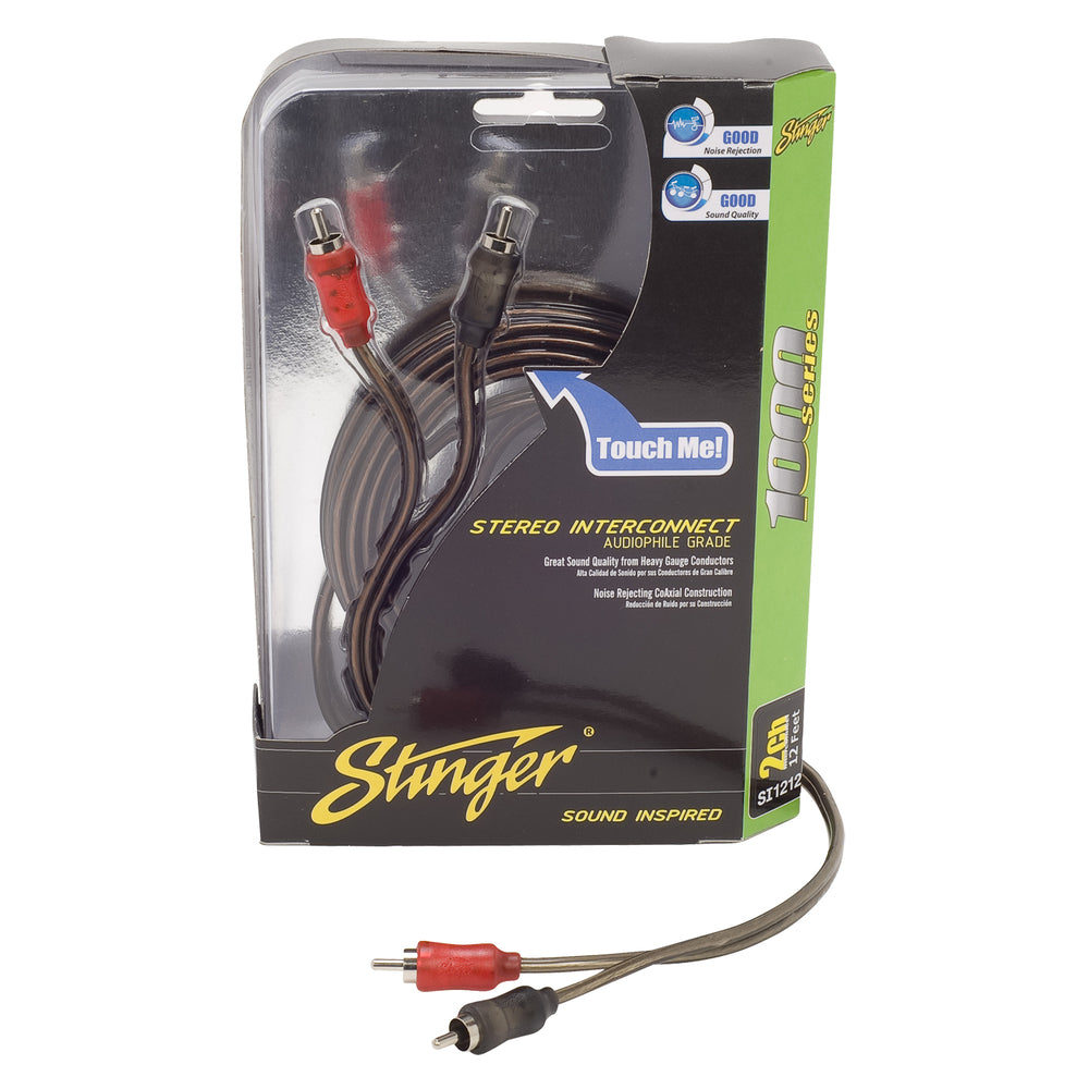 Stinger SI1215 15Ft 1000 Series 2Ch Coaxial RCA Audio Cable Image 1